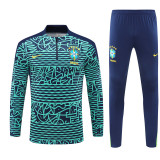 2024 Brazil Green Training Suit/2024 巴西湖蓝色迷彩版训练服