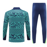 2024 Brazil Green Training Suit/2024 巴西湖蓝色迷彩版训练服