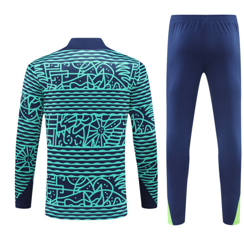 2024 Brazil Green Training Suit/2024 巴西湖蓝色迷彩版训练服