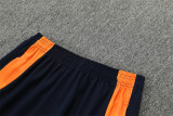 24-25 Real Madrid Light Blue and Orange Training Suit/ 24-25 皇马湖蓝橙色半拉训练服