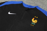 2024 France Black Player Version Training Suit/2024法国黑色训练服，球员版