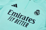 24-25 Real Madrid Light Blue Training Suit/ 24-25 皇马湖蓝色半拉训练服