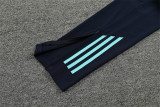 24-25 Real Madrid Light Blue Training Suit/ 24-25 皇马湖蓝色半拉训练服