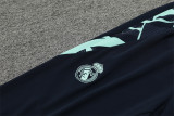 24-25 Real Madrid Light Blue Training Suit/ 24-25 皇马湖蓝色半拉训练服