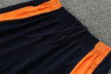 24-25 Real Madrid Light Blue and Orange Training Suit/ 24-25 皇马湖蓝橙色半拉训练服
