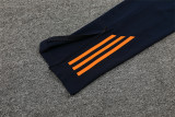 24-25 Real Madrid Light Blue and Orange Training Suit/ 24-25 皇马湖蓝橙色半拉训练服