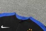 2024 France Black Player Version Training Suit/2024法国黑色训练服，球员版