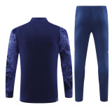 24-25 Real Madrid Spcial Blue Training Suit/ 24-25 皇马蓝色半拉训练服