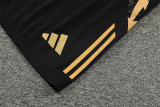 24-25 Real Madrid Black Gold Short Sleeve Training Suit/ 24-25 皇马黑金短袖训练服