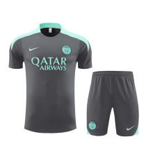 24-25 PSG Gray Short Sleeve Training Suit/ 24-25 PSG 灰色短袖训练服