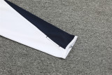24-25 Real Madrid White Training Suit/ 24-25 皇马白色半拉训练服
