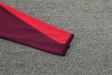 24-25 Bayern Munich White Training Suit/24-25拜仁半拉训练服