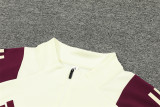 24-25 Bayern Munich White Training Suit/24-25拜仁半拉训练服