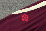24-25 Bayern Munich White Training Suit/24-25拜仁半拉训练服