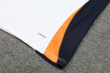 24-25 Real Madrid White Training Suit/ 24-25 皇马白色半拉训练服