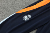 24-25 Real Madrid White Training Suit/ 24-25 皇马白色半拉训练服