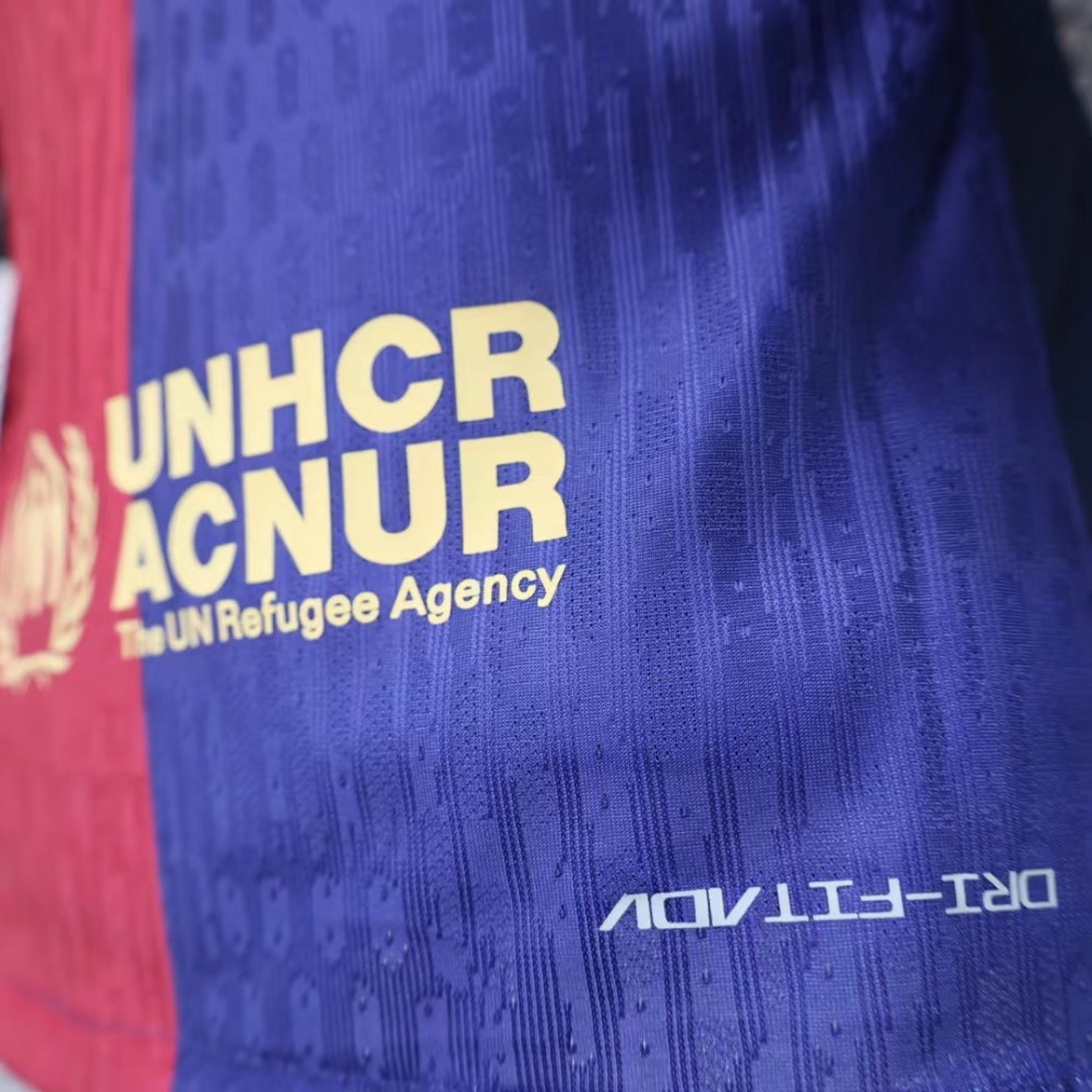 24-25 Barcelona Home player VersionJersey/ 24-25巴萨主场球员版