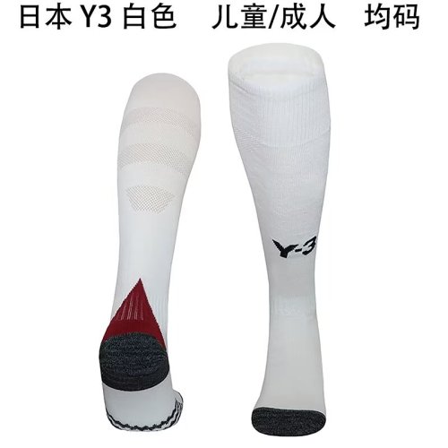2024 Japan Y3 White Socks/2024日本Y3白色袜子