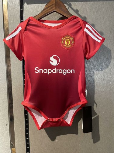 24-25 Manchester United Home Baby Clothing/24-25曼联主场婴儿装