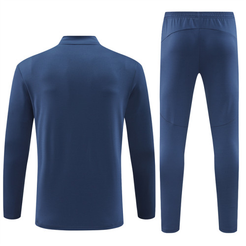24-25 Manchester City Blue Training Suit/24-25曼城半拉训练服