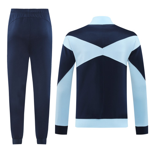 2024 France Blue Jacket Tracksuit/2024法国夹克训练服