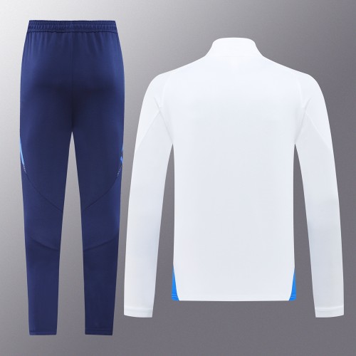 2024 Italy White Jacket Tracksuit/ 2024意大利白色夹克训练服