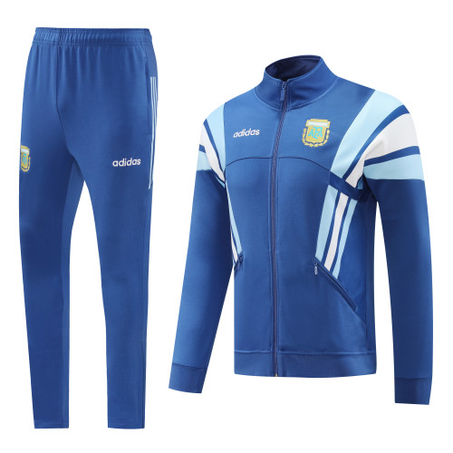 2024 Argentina Blue Jacket Tracksuit/ 24-25 阿根廷蓝色夹克训练服