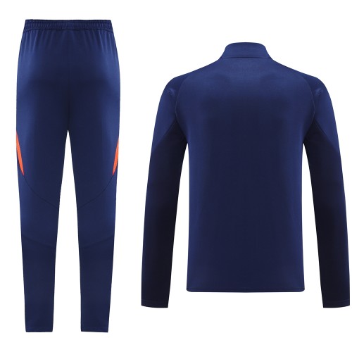 2024 Spain Blue Jacket Tracksuit/ 2024西班牙蓝色夹克训练服