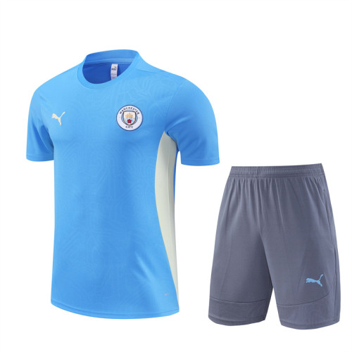 24-25 Manchester City Short Sleeve Training Suit/ 24-25曼城短袖训练服