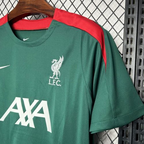 24-25 Liverpool Dark Green Training Fans Jersey/24-25利物浦深绿色训练服球迷版