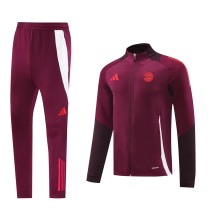 24-25 Bayern Munich Red Jacket Tracksuit/ 24-25拜仁夹克训练服