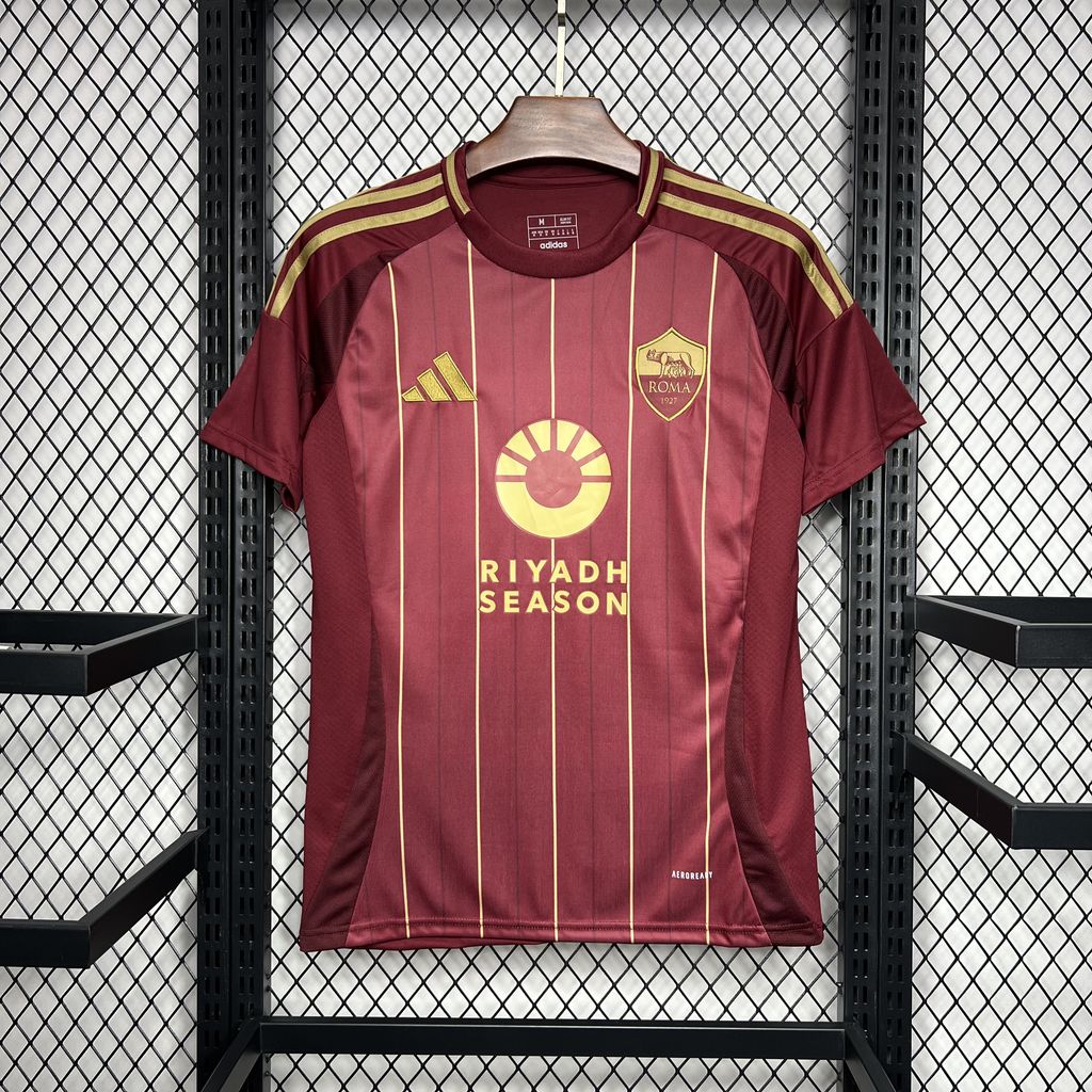 ビンテージ　ローマ　90-91 ユニフォーム 1990-91 Roma Home Shirt #9 - 6/10 - (L)