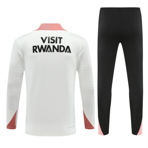 24-25 PSG White Player Training Suit/24-25PSG巴黎白色训练服，球员版