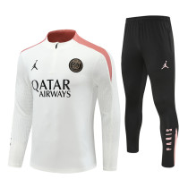 24-25 PSG White Player Training Suit/24-25PSG巴黎白色训练服，球员版