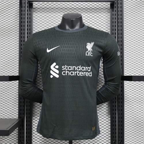 24-25 Liverpool Away Long Sleeve Player Jersey/24-25利物浦客场球员版长袖