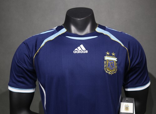 2006 Argentina Away Retro Player Jersey/2006阿根廷客场球员