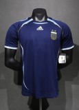 2006 Argentina Away Retro Player Jersey/2006阿根廷客场球员
