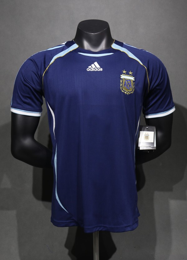2006 Argentina Away Retro Player Jersey/2006阿根廷客场球员