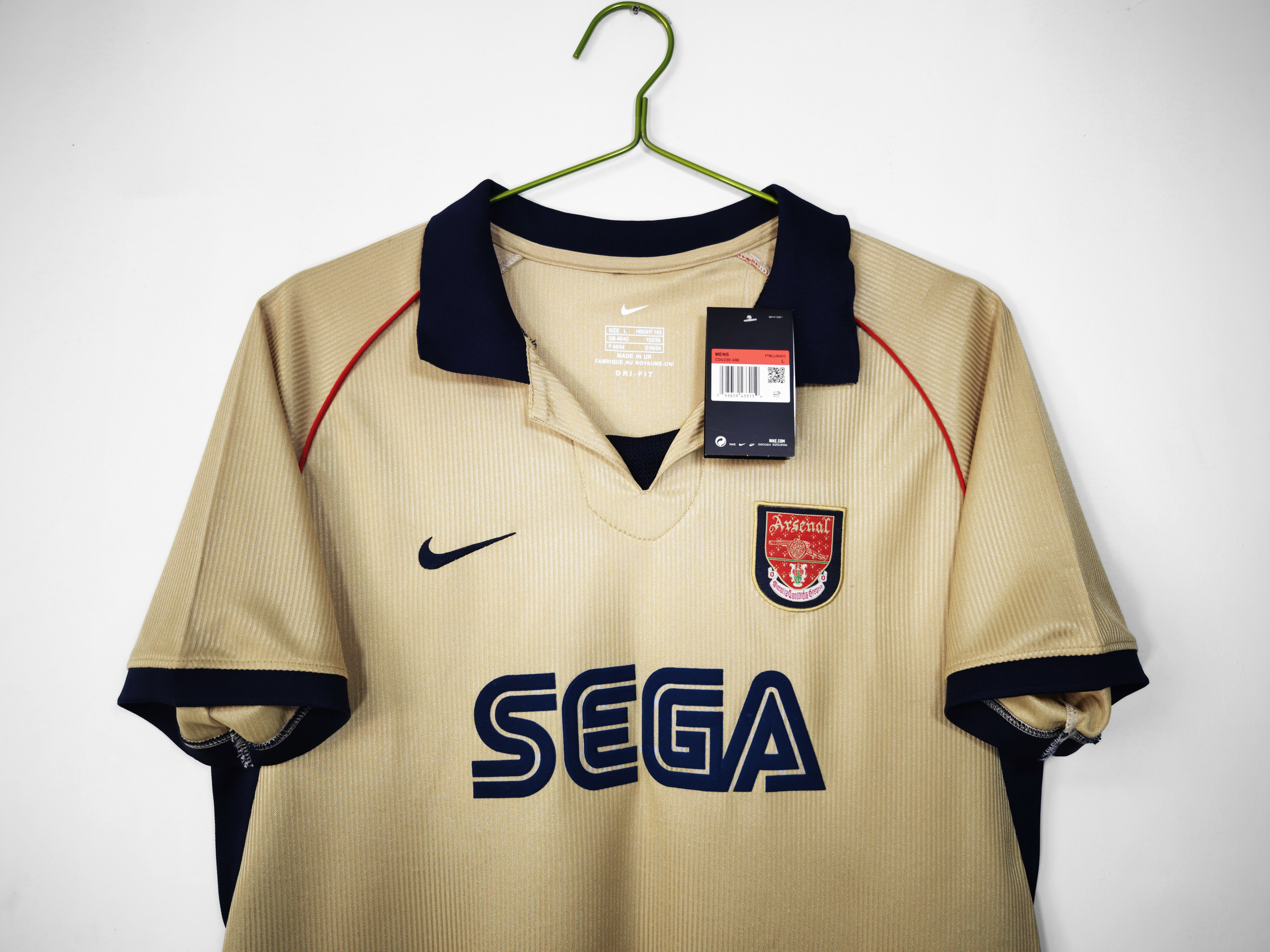 01-02 Arsenal Away Retro Jersey/01-02阿森纳客场