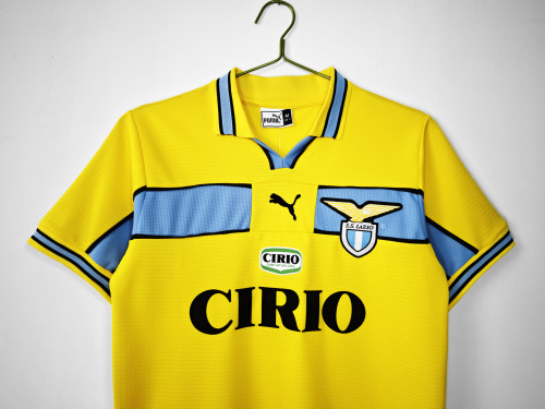 98-99 Lazio Yellow Retro Jersey/98-99拉齐奥黄色复古