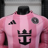 25-26 Miami Home Player Long Sleeve Jersey/25-26 迈阿密主场球员长袖