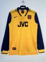 96-97 Arsenal Away Long Sleeve Retro Jersey/96-97阿森纳客场长袖