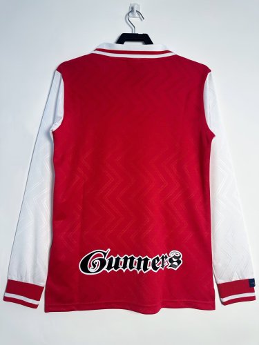 96-97 Arsenal Home Long Sleeve Retro Jersey/96-97阿森纳主场长袖