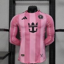 25-26 Miami Home Player Long Sleeve Jersey/25-26 迈阿密主场球员长袖