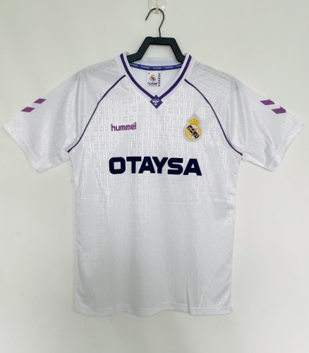 90-92 Real Madrid Home Retro Jersey/90-92皇马主场
