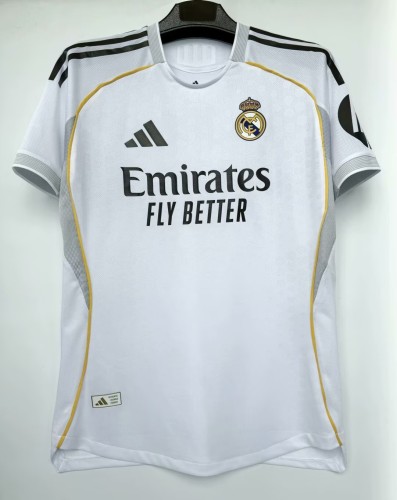 25-26 Real Madrid Home Player Jersey/ 25-26皇马主场球员