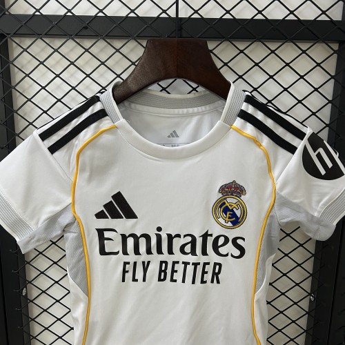 25-26 Real Madrid Home Kid Kit/25-26皇马主场童装