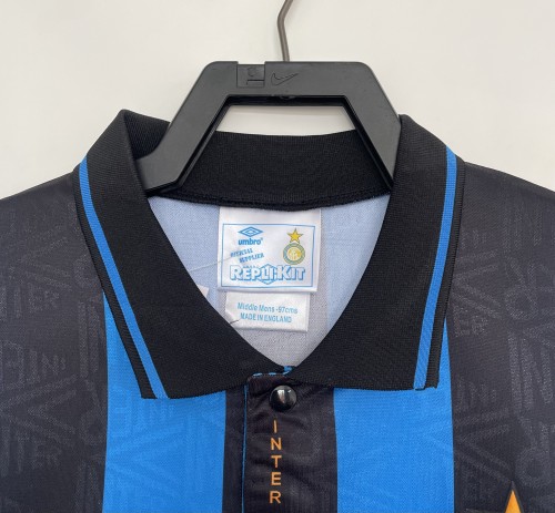 92-94 Inter Milan Home Retro Jersey/ 92-94国米主场