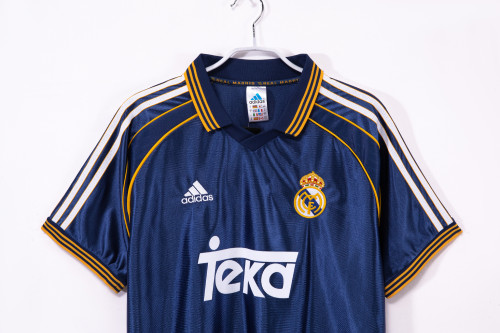 1998-00 Real Madrid Away Retro Jersey/ 98-00 皇马客场复古