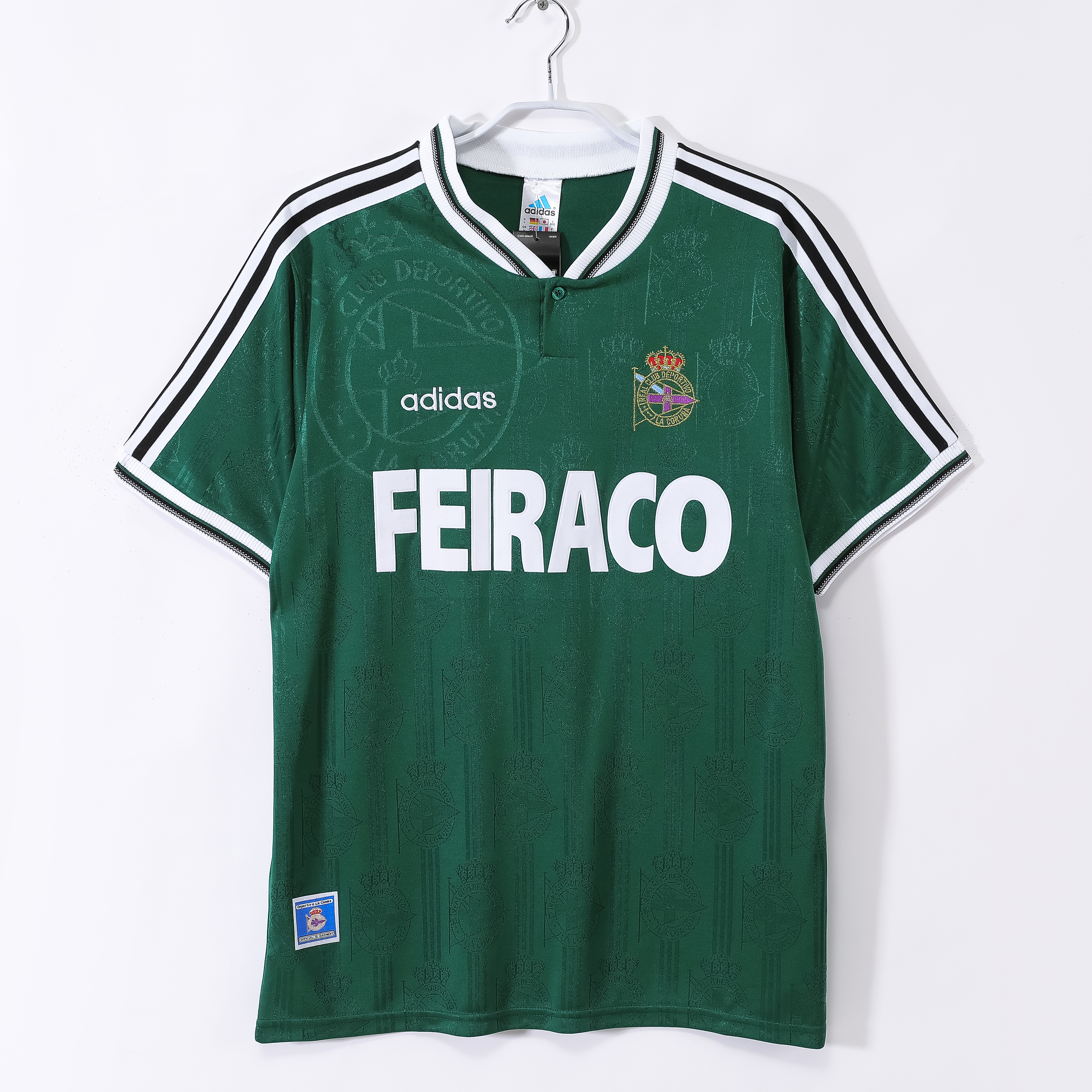 【非売美品】スペイン取得 Deportivo de La Coruña 年代もの 99-00 Deportivo de La Coruña Third Retro Jersey